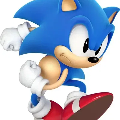 Mô hình 3D Classic Sonic đẹp mắt cho fan hâm mộ