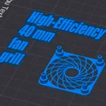 Lưới bảo vệ quạt 40mm hiệu suất cao kiểu Noctua cho máy in 3D - Thumbnail 1