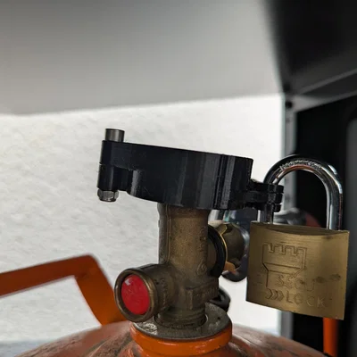 Bộ khóa an toàn 3D cho van bình gas Propan Butan - Thiết kế bền bỉ
