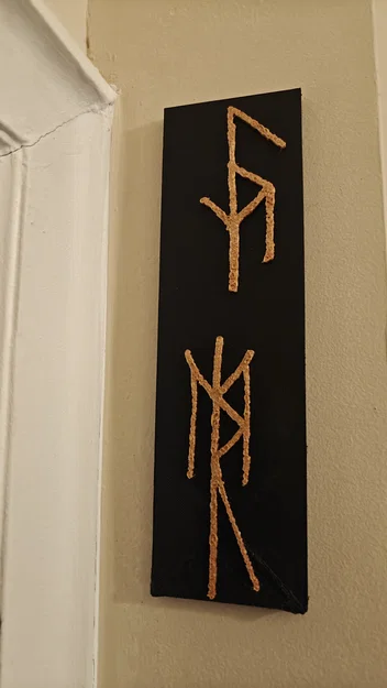Mô hình trang trí 3D Binded Runes - Ký tự cổ Bắc Âu đầy huyền bí - Image 1