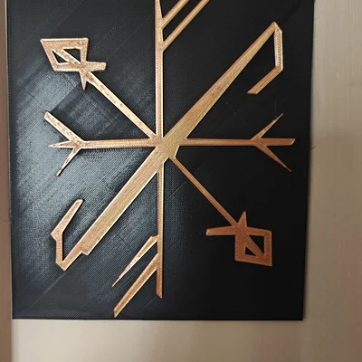 Mô hình trang trí 3D Binded Runes - Ký tự cổ Bắc Âu đầy huyền bí