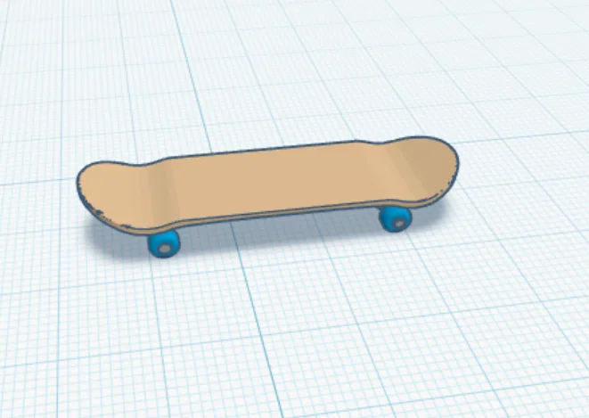 Mô hình ván trượt Skateboard mini (Skate) in 3D độc đáo - Image 2