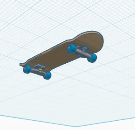 Mô hình ván trượt Skateboard mini (Skate) in 3D độc đáo - Image 3