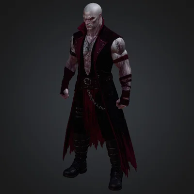 Brujah Vampire Male – Blood Enforcer (Chiến Binh Máu)