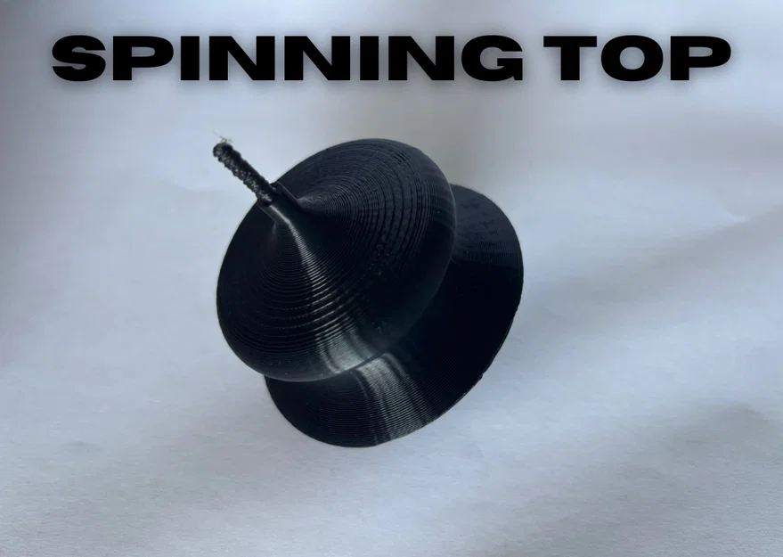 Con quay Spinning Top Fidget đơn giản in 3D thư giãn - Image 1