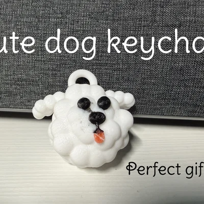 Móc khóa cún cưng cực yêu (Bichon)