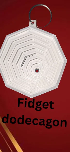 Đồ chơi cầm tay Dodecagon Fidget - Mẫu in 3D thư giãn độc đáo - Image 1