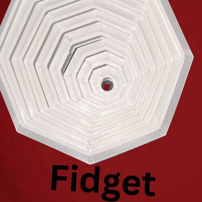 Đồ chơi cầm tay Dodecagon Fidget - Mẫu in 3D thư giãn độc đáo