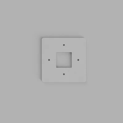 Khóa chốt/Đai giữ thanh ray hàng rào nhựa cho trụ 5 inch