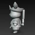 Mô hình 3D Pikachu Cướp Biển (Pikachu Pirate) siêu đáng yêu - Thumbnail 3