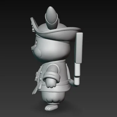 Mô hình 3D Pikachu Cướp Biển (Pikachu Pirate) siêu đáng yêu