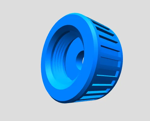 Đai ốc nối (Union Nut) tùy chỉnh - Kích thước chuẩn xác | Parametric STL - Image 3