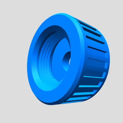 Đai ốc nối (Union Nut) tùy chỉnh - Kích thước chuẩn xác | Parametric STL