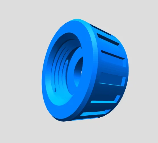 Đai ốc nối (Union Nut) tùy chỉnh - Kích thước chuẩn xác | Parametric STL - Image 4