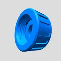 Đai ốc nối (Union Nut) tùy chỉnh - Kích thước chuẩn xác | Parametric STL - Thumbnail 4