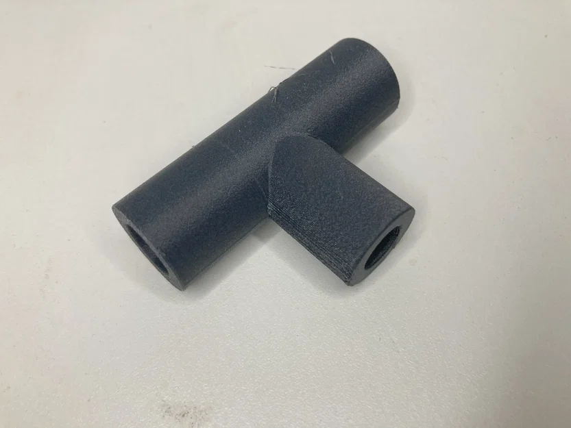 Đầu nối chữ T tùy chỉnh – Phụ kiện đường ống Parametric STL - Image 1