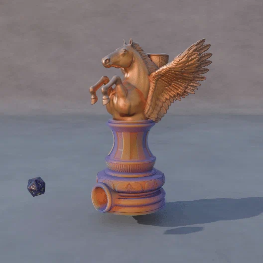 Tháp đổ xúc xắc Pegasus - NHẬN NGAY 70 mẫu Tháp xúc xắc trên PATREON - Image 1