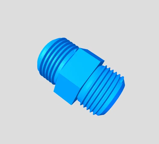 Đầu nối ren đôi tùy chỉnh – File STL kết nối tham số - Image 1