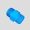 Đầu nối ren đôi tùy chỉnh – File STL kết nối tham số - Thumbnail 1