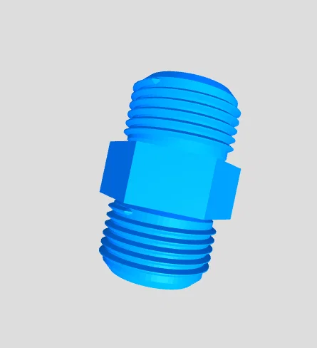 Đầu nối ren đôi tùy chỉnh – File STL kết nối tham số - Image 3