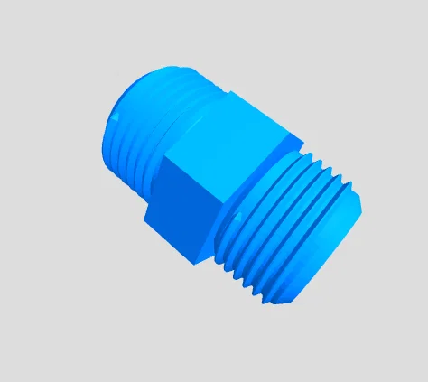 Đầu nối ren đôi tùy chỉnh – File STL kết nối tham số - Image 4
