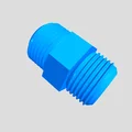 Đầu nối ren đôi tùy chỉnh – File STL kết nối tham số - Thumbnail 4