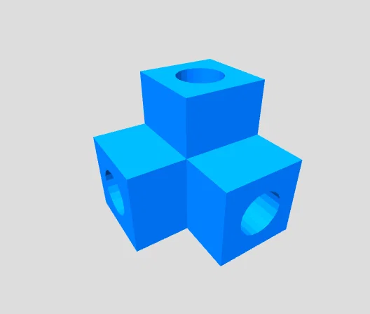 Đầu nối ống 3 ngã tùy chỉnh – File STL khớp nối ống thông số linh hoạt - Image 2