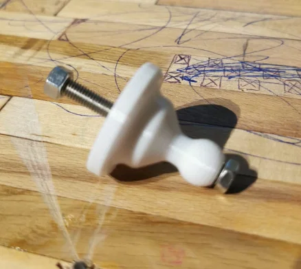 Khớp cầu bản lề hộp nóc xe 12mm (Dachbox-Scharnier Kugelkopf) - Image 5