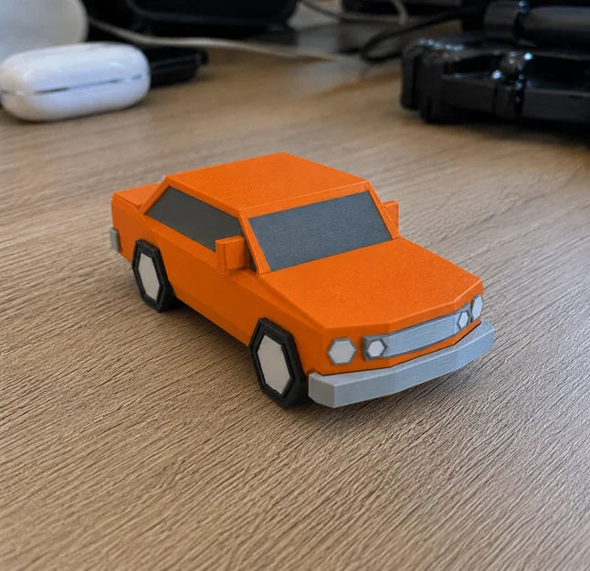 Mô hình ô tô đồ chơi low-poly 3D cực chất để trang trí - Image 3
