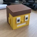 Mô hình đầu người khối vuông (Blocky Head) phong cách Minecraft - Thumbnail 1