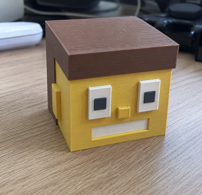 Mô hình đầu người khối vuông (Blocky Head) phong cách Minecraft - Image 2