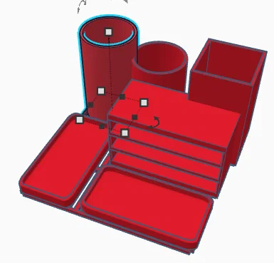 Khay Đựng Vật Dụng Để Bàn Đa Năng - Phụ Kiện In 3D Gọn Gàng - Image 1
