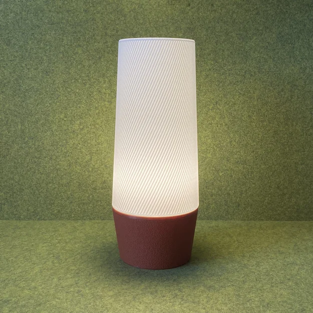 Đèn Bàn Hình Nón Ribbed Vase Mode (E26/E27/E14) - Image 1