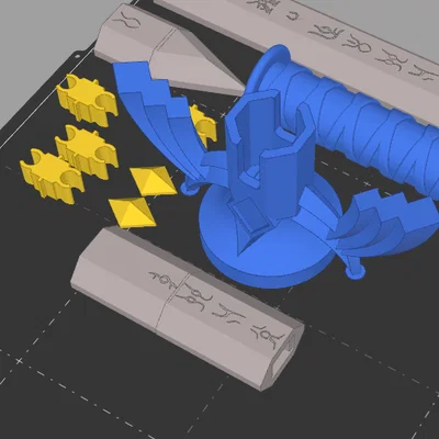 Kiếm Legend of Zelda (Master Sword) – mô hình in 3D