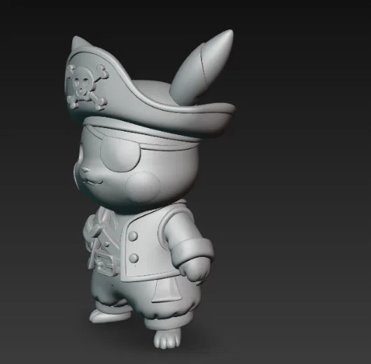 Mô hình 3D Pikachu Pirate - Pikachu hóa thân cướp biển cực chất - Image 2