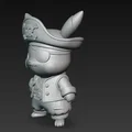 Mô hình 3D Pikachu Pirate - Pikachu hóa thân cướp biển cực chất - Thumbnail 2