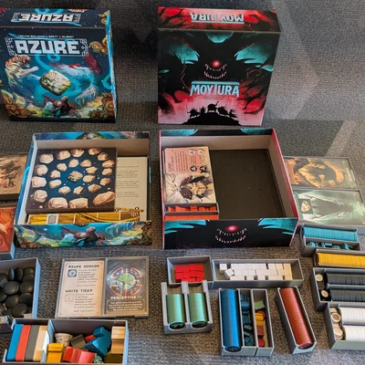 Insert Board Game Azure và Moytura (bản Kickstarter)