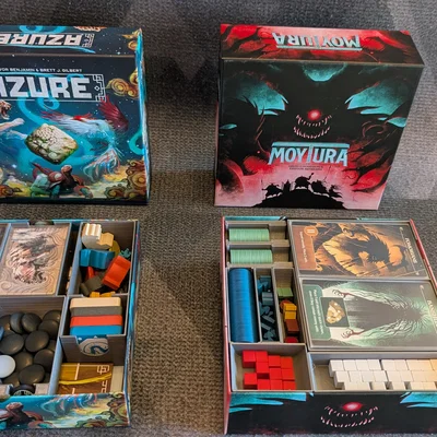 Insert Board Game Azure và Moytura (bản Kickstarter)