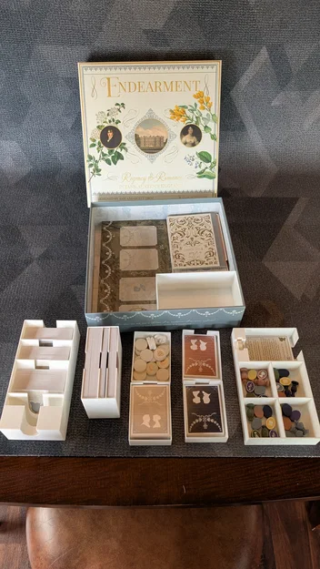 Bộ khay 3D sắp xếp board game Endearment tiện lợi và gọn gàng - Image 1