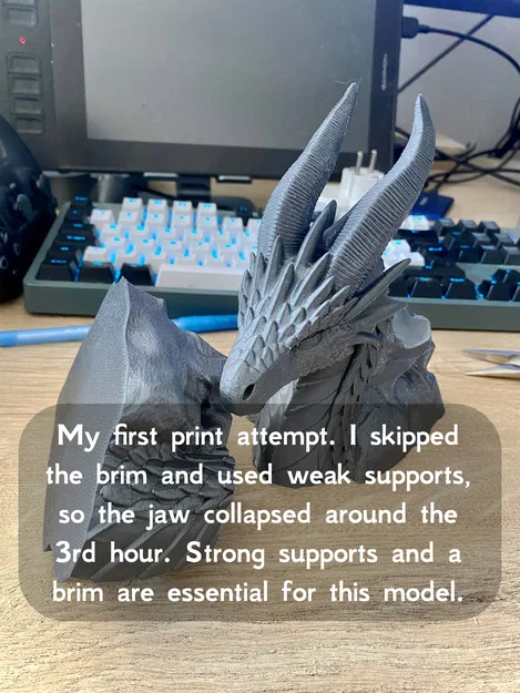 Giá đỡ tay cầm DualSense đầu rồng (Dragon Head DualSense Controller Stand) - Image 3