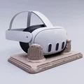 Olympos VR Shrine – Stand Meta Quest 3 cho Headset + Controllers - Thumbnail 1
