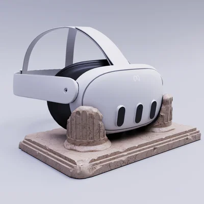 Olympos VR Shrine – Stand Meta Quest 3 cho Headset + Controllers