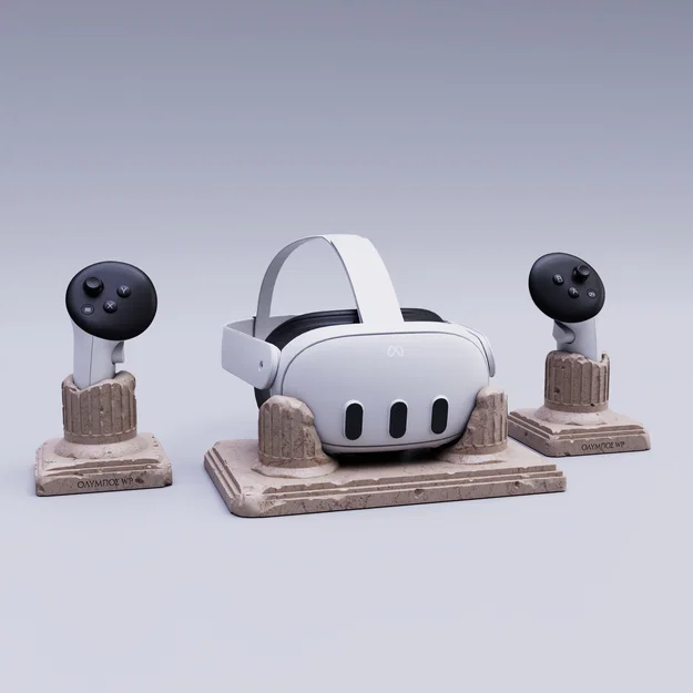 Olympos VR Shrine – Stand Meta Quest 3 cho Headset + Controllers - Image 2