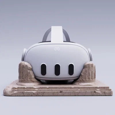 Olympos VR Shrine – Stand Meta Quest 3 cho Headset + Controllers