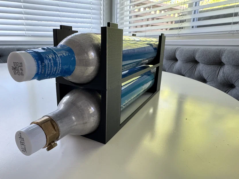 Khay Đựng Bình Gas SodaStream Xếp Chồng Tiện Lợi (In 3D) - Image 1