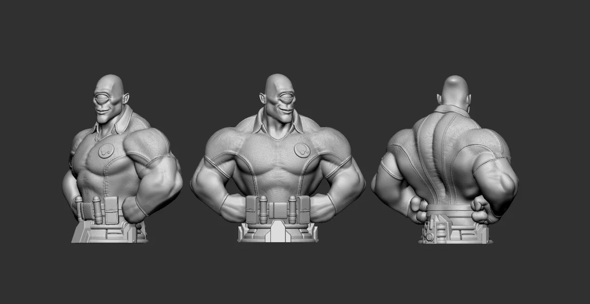 Mô hình 3D Allen the Alien (Invincible) in chất lượng cao - Image 3