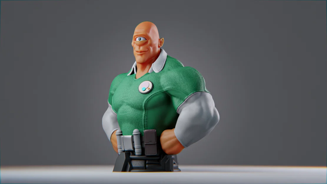 Mô hình 3D Allen the Alien (Invincible) in chất lượng cao - Image 6