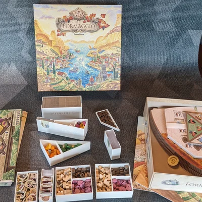 Insert hộp game Formaggio và Fromage (Board Game Insert)