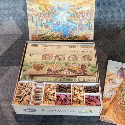 Insert hộp game Formaggio và Fromage (Board Game Insert)