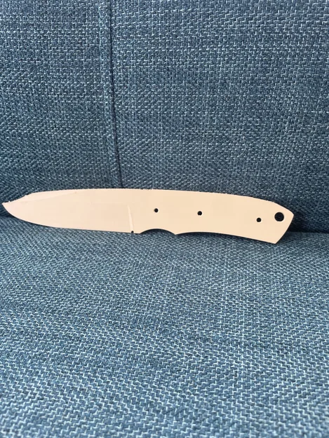 Mô hình phôi dao Bushcraft (Knife Blank) hỗ trợ thử nghiệm gia công - Image 1